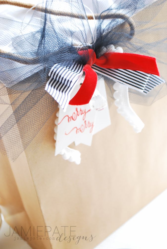 DIY Gift Wrap Ideas by Jamie Pate for Heidi Swapp Gift Wrap Collection  |  @jamiepate for @heidiswapp