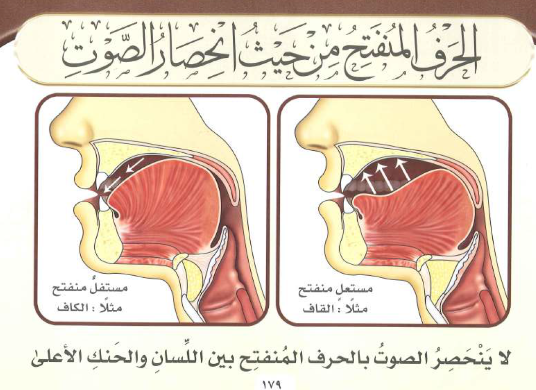 هو سمن يعتري الحرف فيمتلئ الفم بصداه