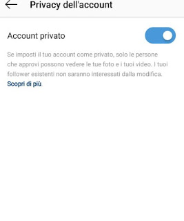 privacy Instagram