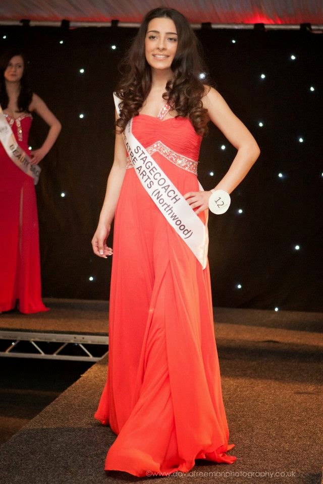 miss england evening gown beauty pageant