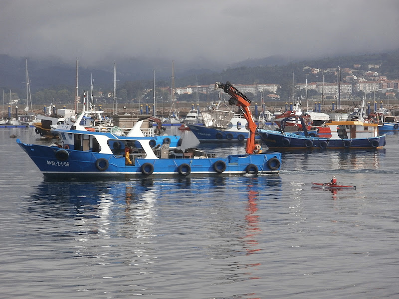 1000 Lugares en Galicia Puerto de Cabo de Cruz, en Boiro (I). Ría de