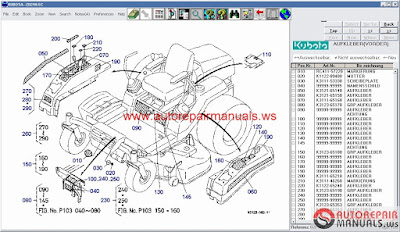 Free Auto Repair Manual : Kubota Tractors, Construction , Utility