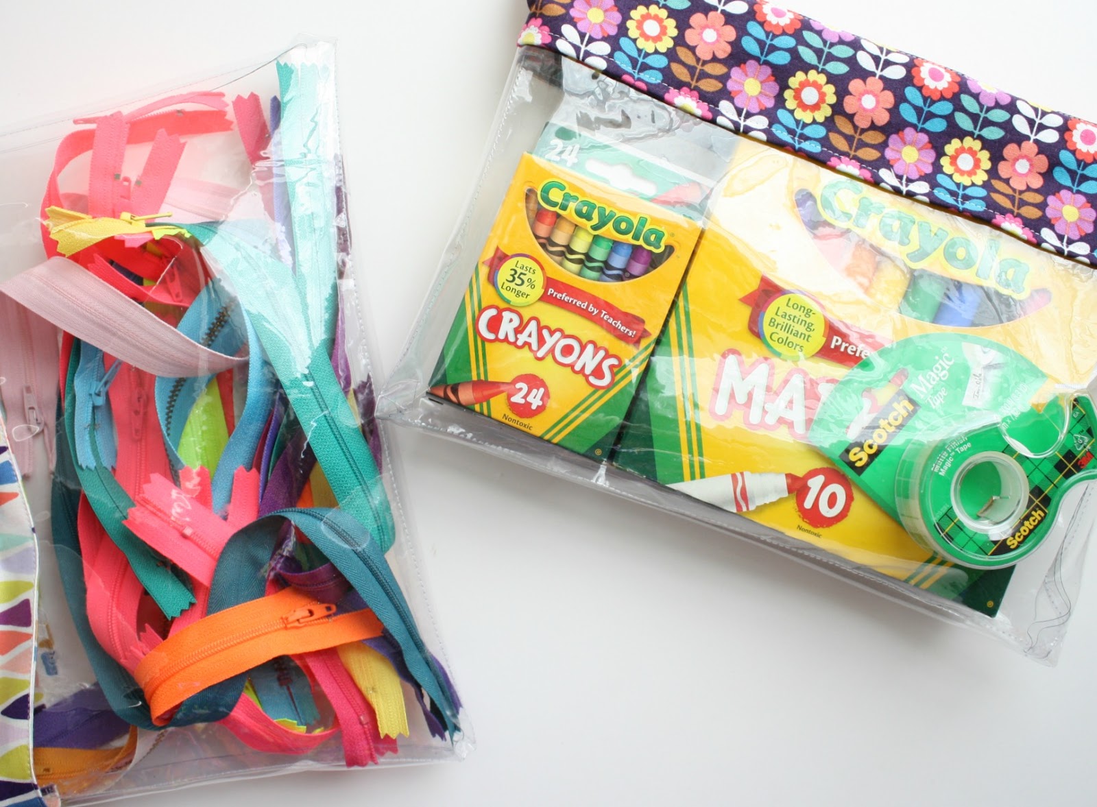 sewhungryhippie How to sew a clear vinyl bag