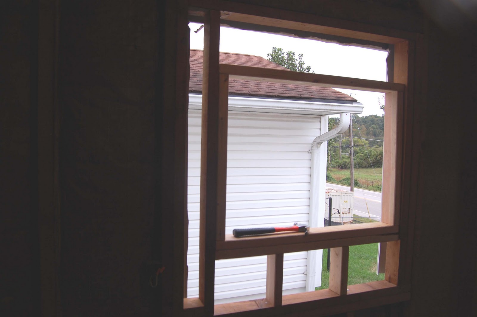 Banter of a Blond Republican Couple Replace a Vinyl Window with a