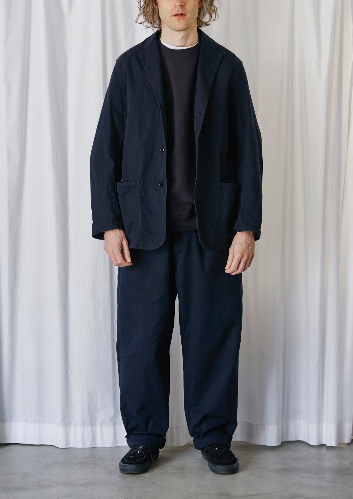 trunk: COMOLI COTTON TWILL JACKET&PANTS NOW IN STOCK