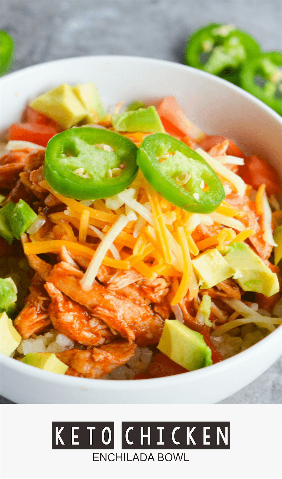 KETO CHICKEN ENCHILADA BOWL Recipe Spesial Food