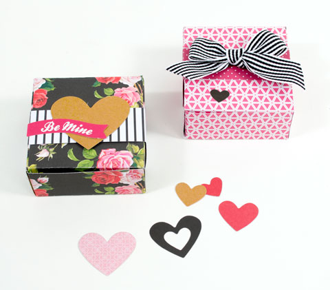 Valentine desserts paper sei lifestyle: Last-Minute Valentine Gift Box