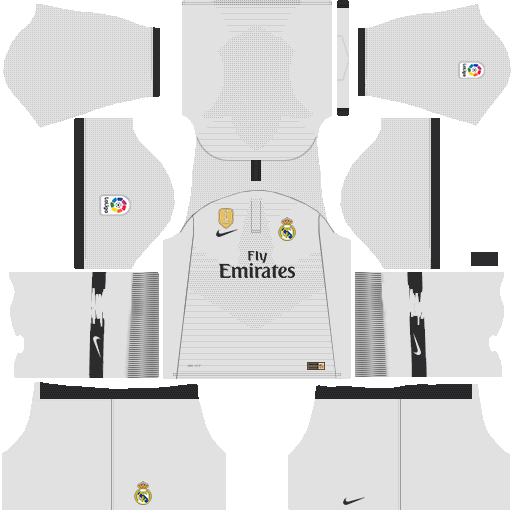 uniformes del real madrid para dream league soccer 2018