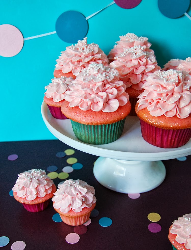 Trophy Cupcakes and Party - Pink Champagne Cupcakes Recipe