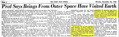 Aliens Visited Earth; Base On Moon Probable, said Carl Sagan