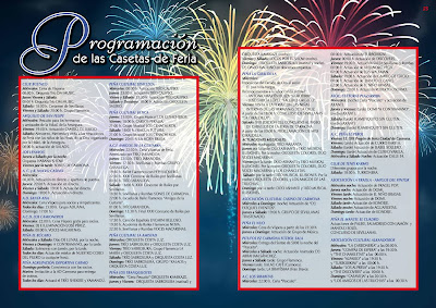 Carmona - Feria 2017 - Programación de las Casetas de Feria Carmona - Feria 2017 - Programación de las Casetas de Feria