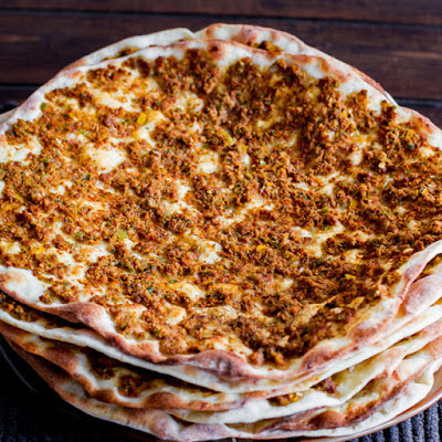 Lahmacun or Turkish Meat Pies