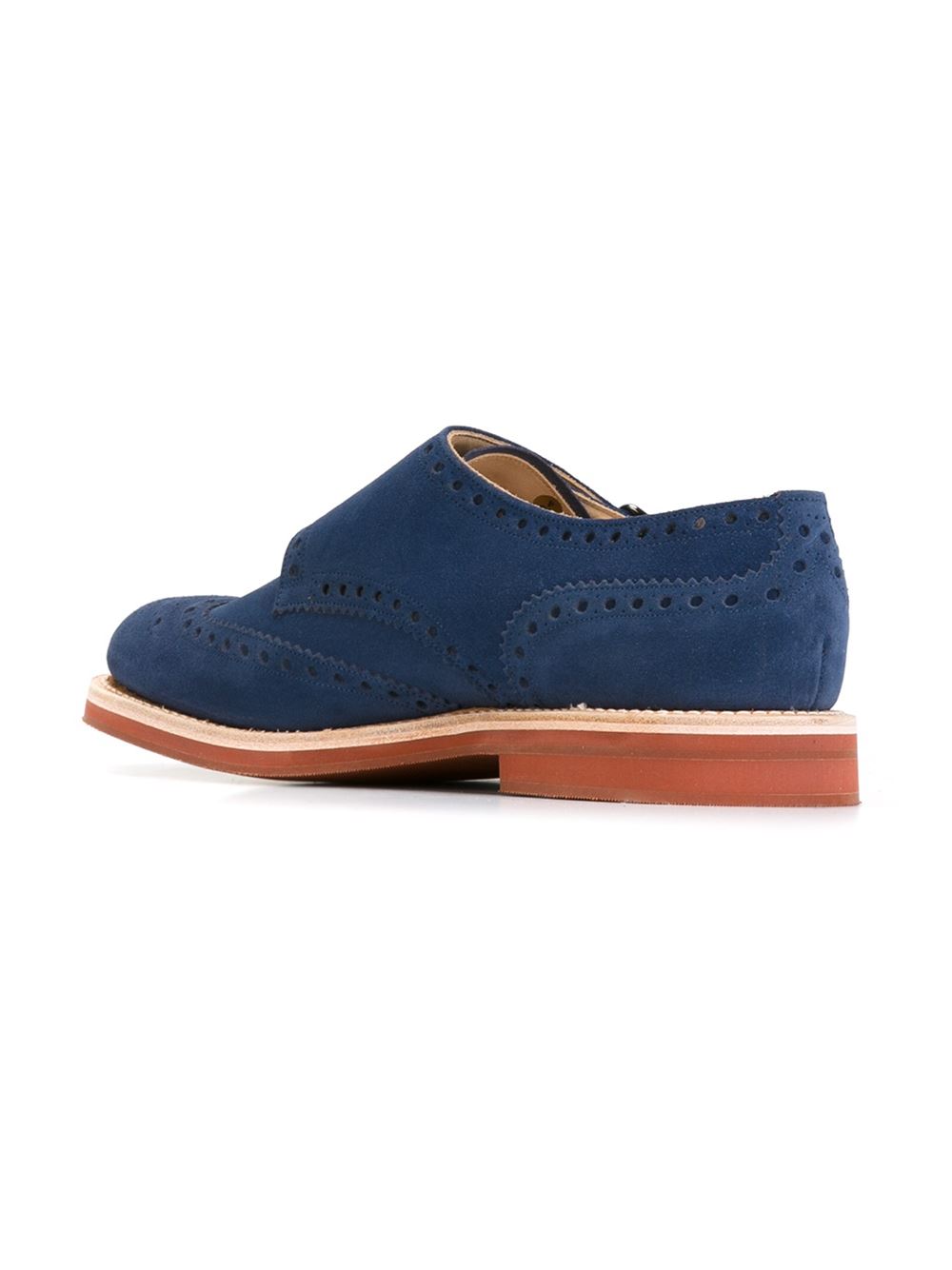 Blue On The Horizon: Church's Giulio Perforated Buckle Shoe | SHOEOGRAPHY