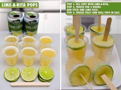 Para os dias de sol picolé de margarita! Para os dias de sol picolé de margarita!
