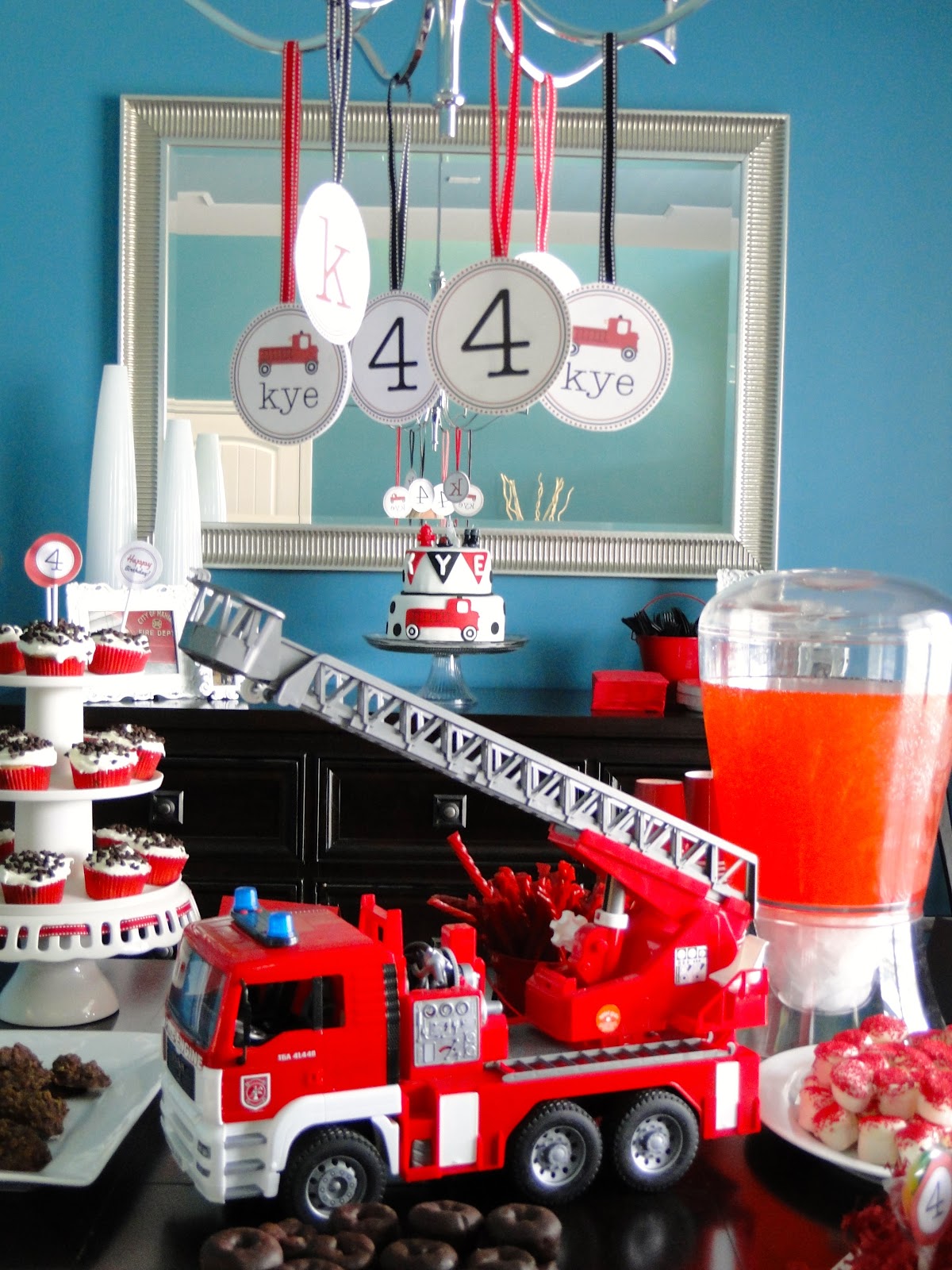 Firetruck Party Decorations The Journey Of Parenthood 