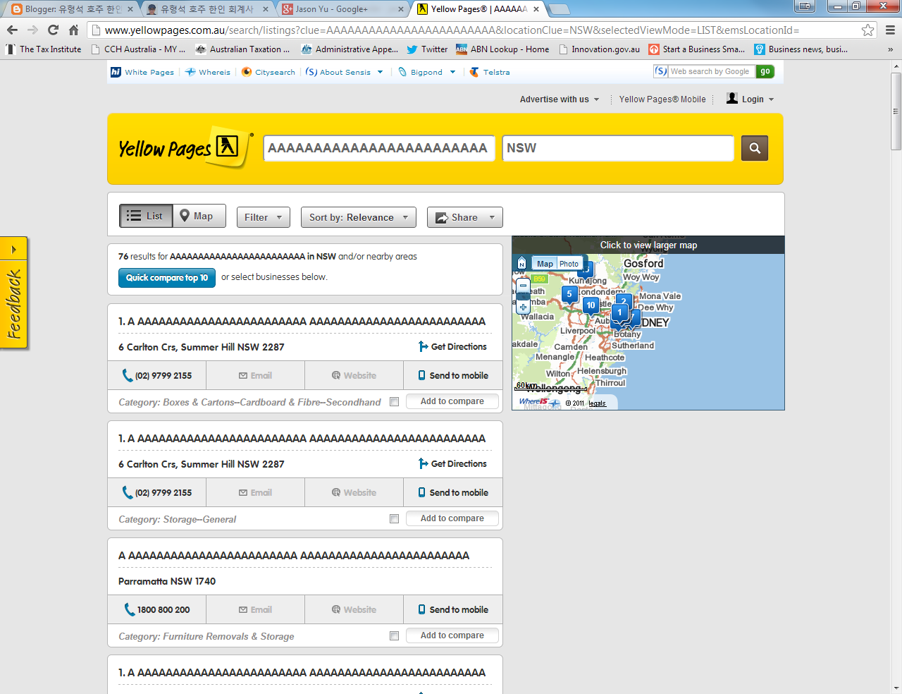 Yellow Social Media Report 호주 소셜 미디어 리포트 (Yellow Pages Australia)