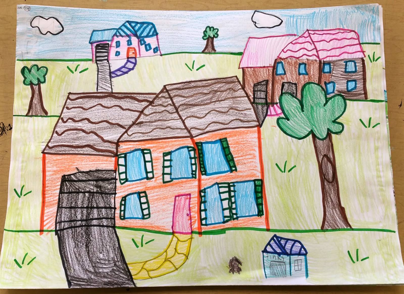 Paintbrush Rocket: 2nd Grade - Landscapes (SLO lesson) on Art Folders