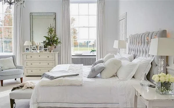 Fresh white and cream bedroom inspiration