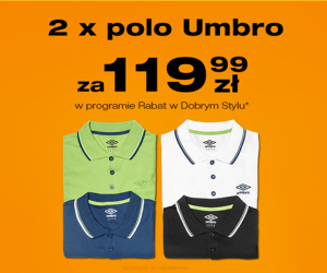 Koszulki polo Umbro w promocji w 50 Style Promocje i wyprzedaże