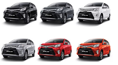 Warna Toyota Calya Paket Kredit Calya 2017
