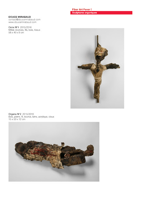 Douce Mirabaud, sculptures textiles sculptures organiques
