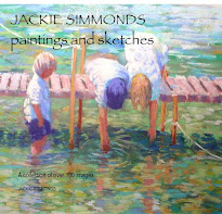 JACKIE SIMMONDS PAINTINGS AND SKETCHES BOOK - click image