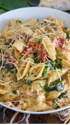 Easy Instant Pot Tuscan Chicken Pasta