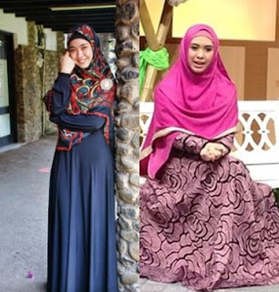Baju Syari Oki Setiana Dewi 17 Gamis Dan Hijab Syar'i Remaja Jadi Inspirasi Lebaran Sekarang