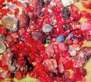 rough Burmese ruby rough Burmese ruby
