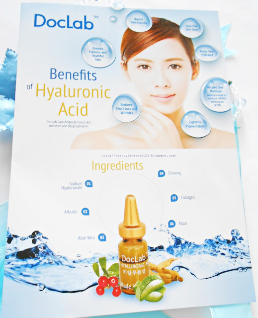 GREAT SKINandLIFE REVIEW ON DOCLAB HYALURONIC ACID FACE AMPOULE