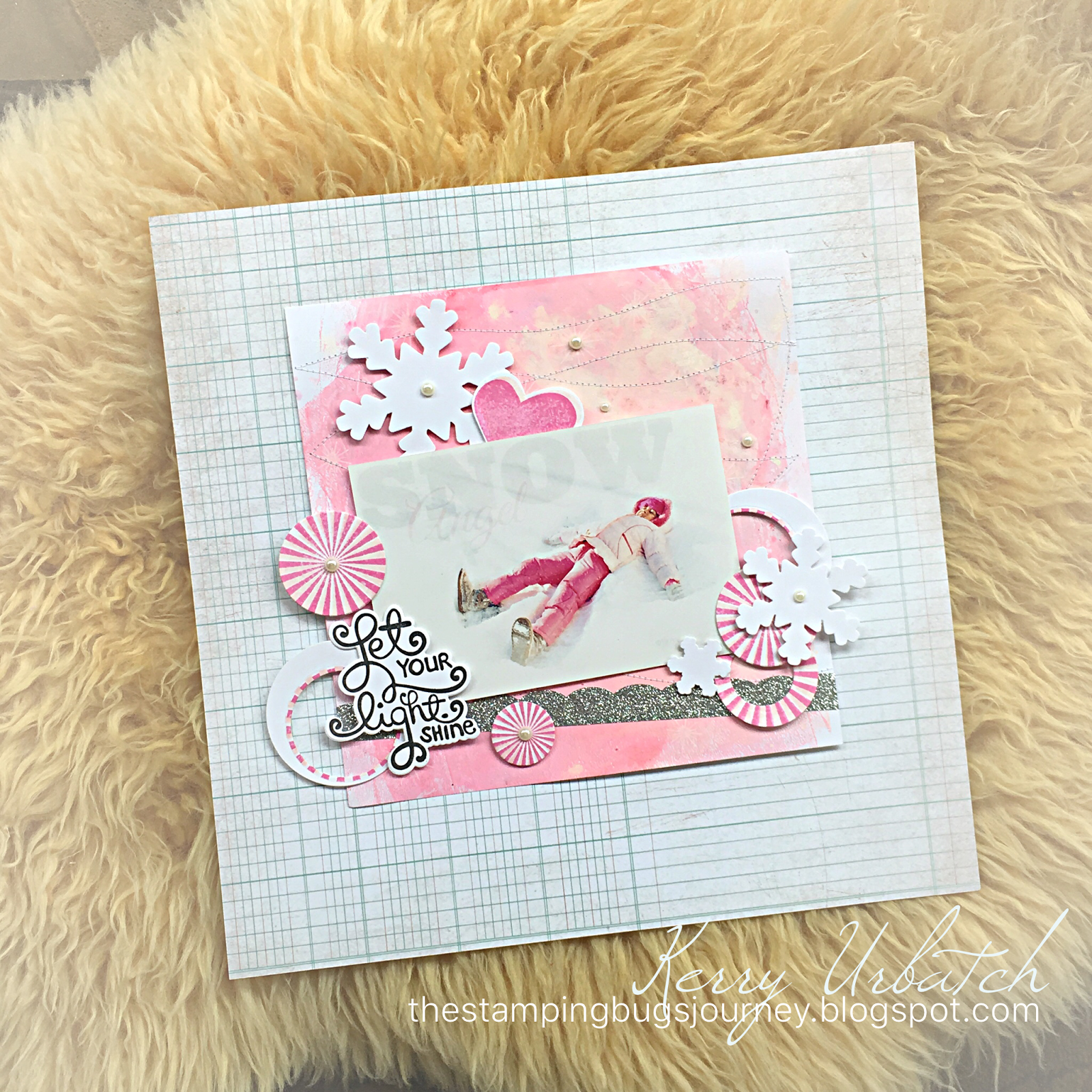 theStampingbug's Journey...: Didn't Make the Cut Part 2: Scrapbook Layout