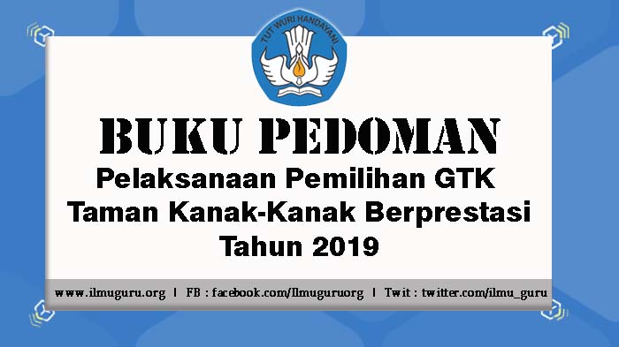 Pedoman Pemilihan GTK TK Berprestasi