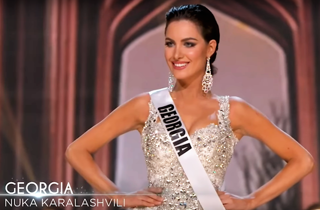Đầm dạ hội của Lệ Hằng được đánh giá top đẹp nhất Miss Universe 2016 Georgia1