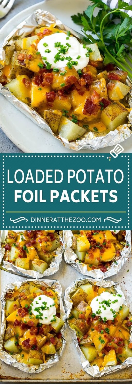 Grilled Potatoes In Foil