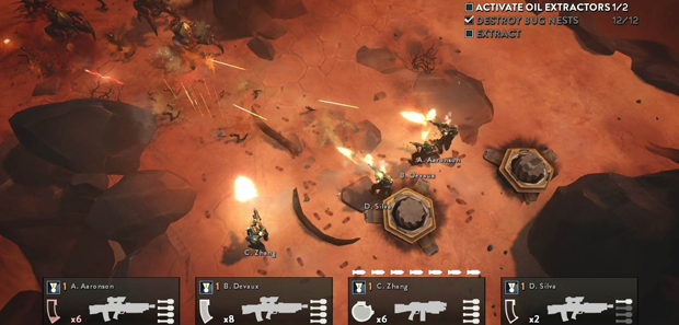 Helldivers Off-screen Footage