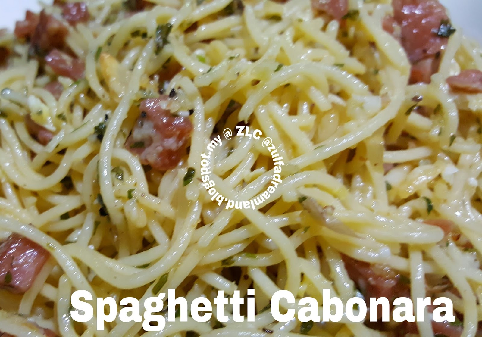 ZULFAZA LOVES COOKING: Spaghetti Carbonara Klasik