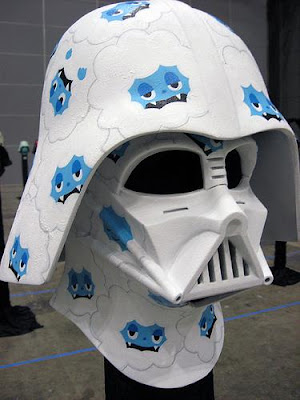 cascos creativos diseño de Casco de Darth Vader de Star Wars muy artísticos.