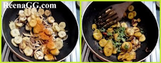 Raw Banana Fry