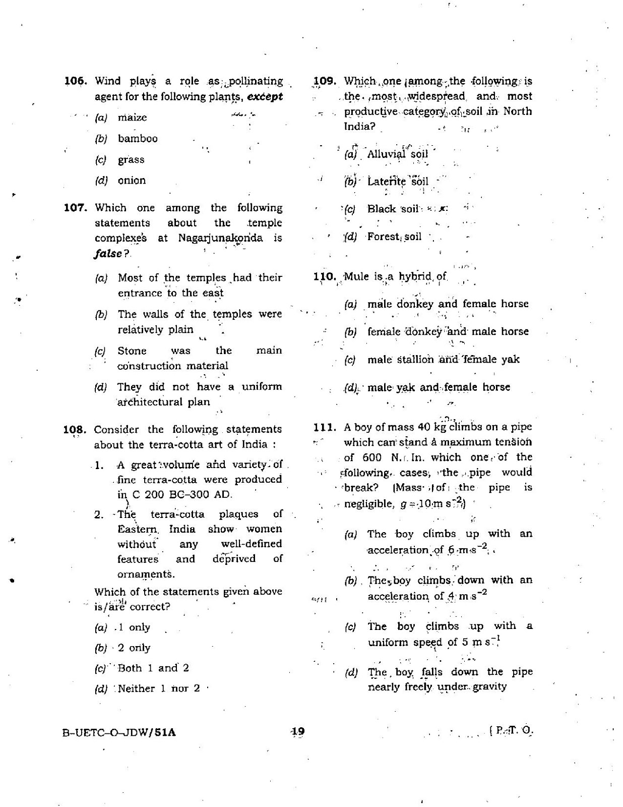 SCRA EXAM 2014 QUESTION PAPER PDF