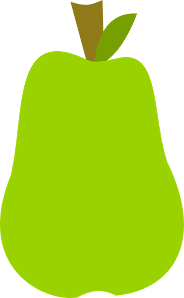 green pear clip art - photo #7