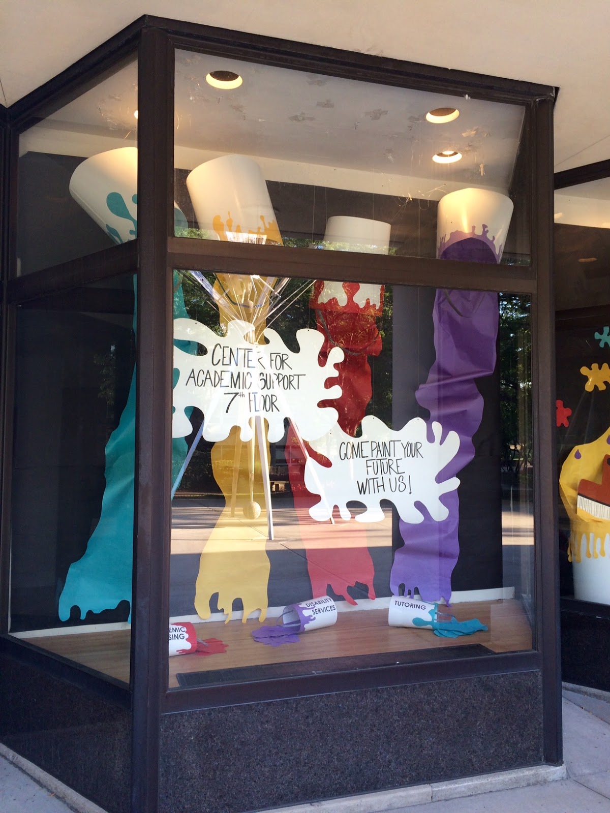 Ashland University Library News Library Spotlight Window Display