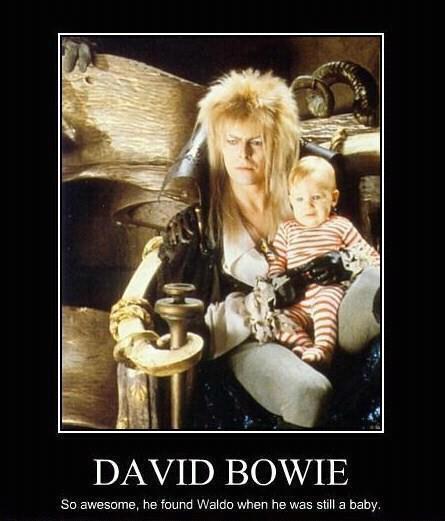 David Bowie - So Awesome, He Found Waldo When He Was Still A Baby