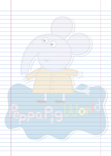 Folha Papel Pautado Emily Elefante PDF para imprimir na folha A4 Folha Papel Pautado Emily Elefante PDF para imprimir na folha A4
