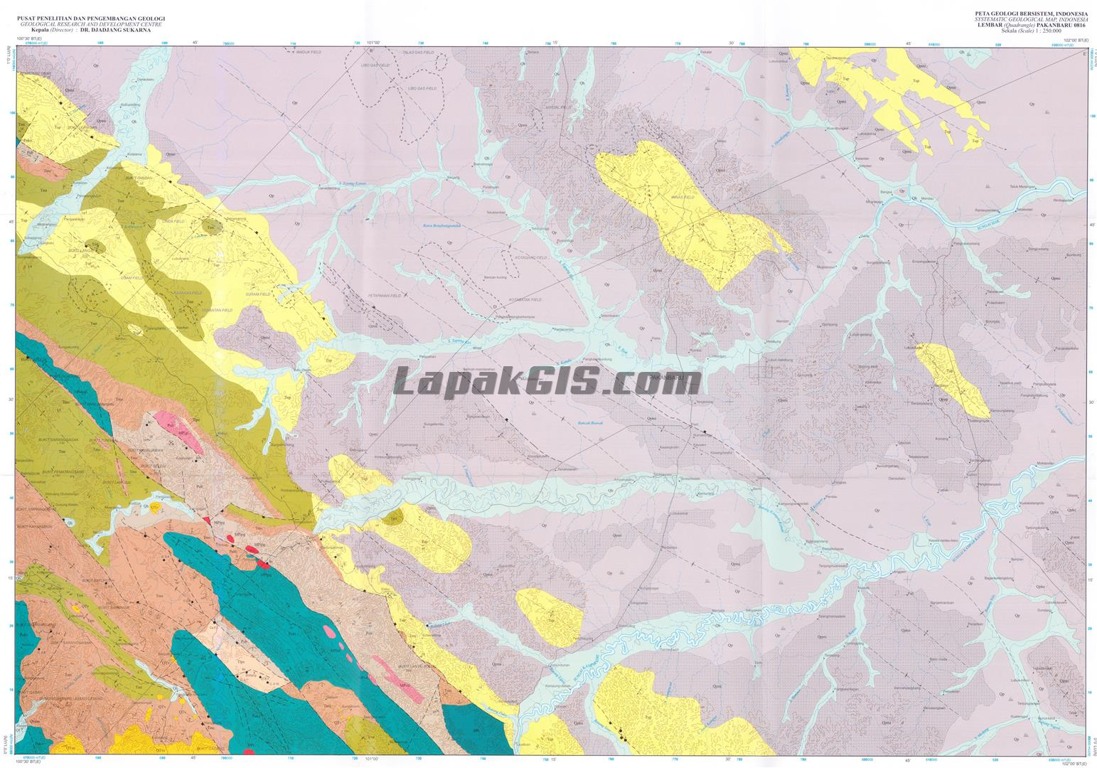 Data Peta Digital Lembar Geologi Indonesia Lengkap
