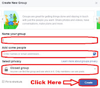 how to create a facebook group step by step
