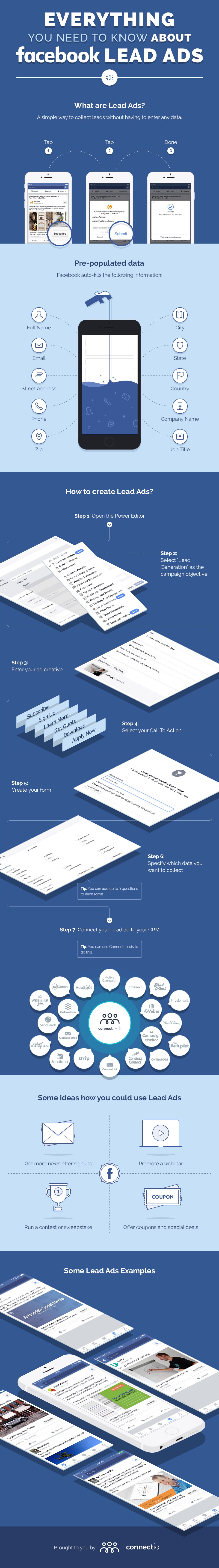 Everything You Need to Know About Facebook Lead Ads - #infographic