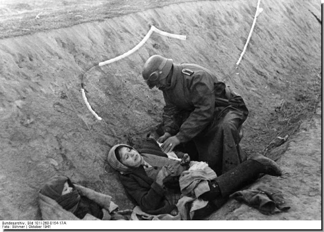 German soldier wounded russian woman