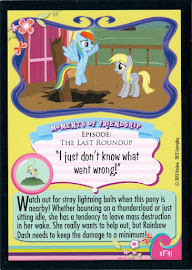 My Little Pony "I just don't know what went wrong" Series 1 Trading Card