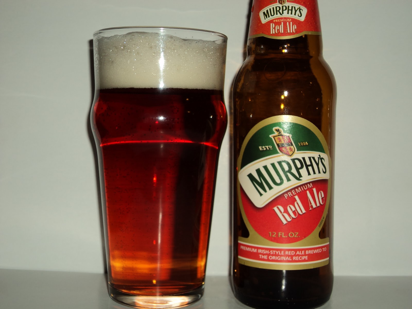 Water + Malt + Hops + Yeast = Beer: Murphy's Red Ale