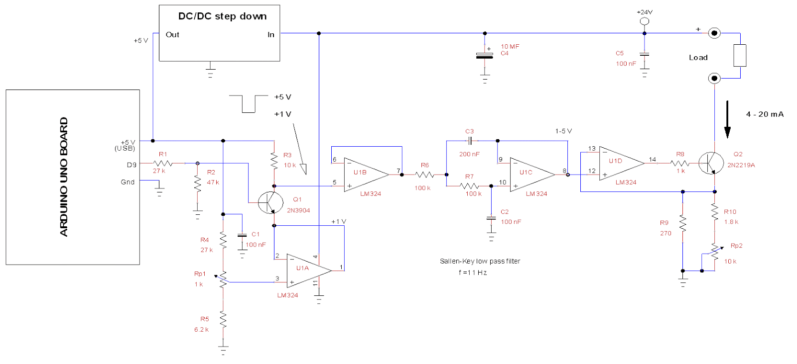 ArduPicLab: 4-20 mA current output for Arduino Uno